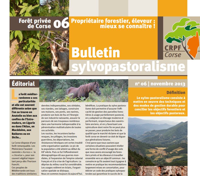 Bulletin sylvopastoralisme