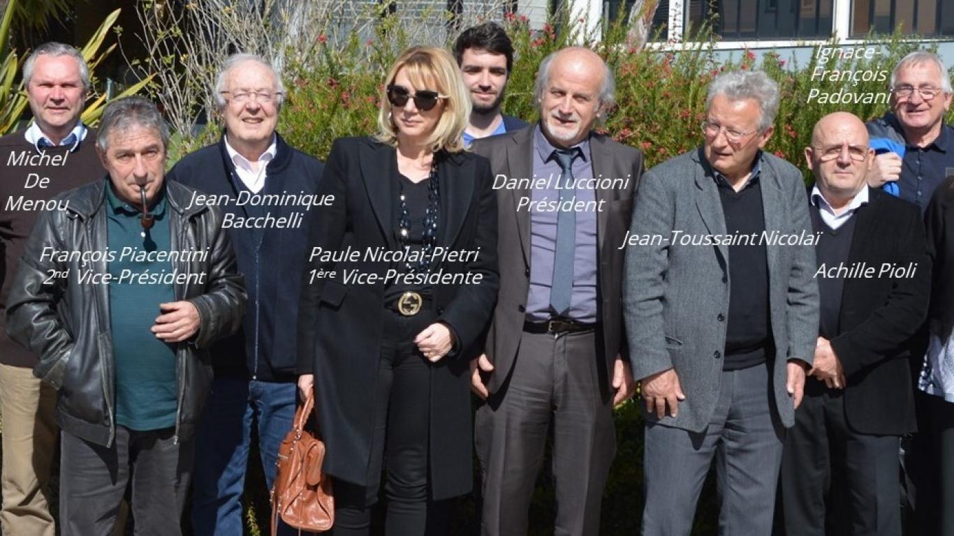 Les élus du conseil de centre du CRPF de Corse 