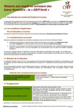 DEFI Forêt