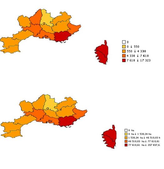 Schéma Le risque d’incendies de forêts en Corse